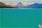 Озеро "Пукаки" в Новой Зеландии.