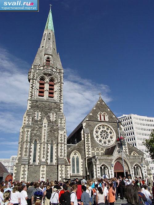 Собор в Крайстчерче, Новая Зеландия.