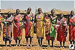 Народ племени Масаи, Кения.