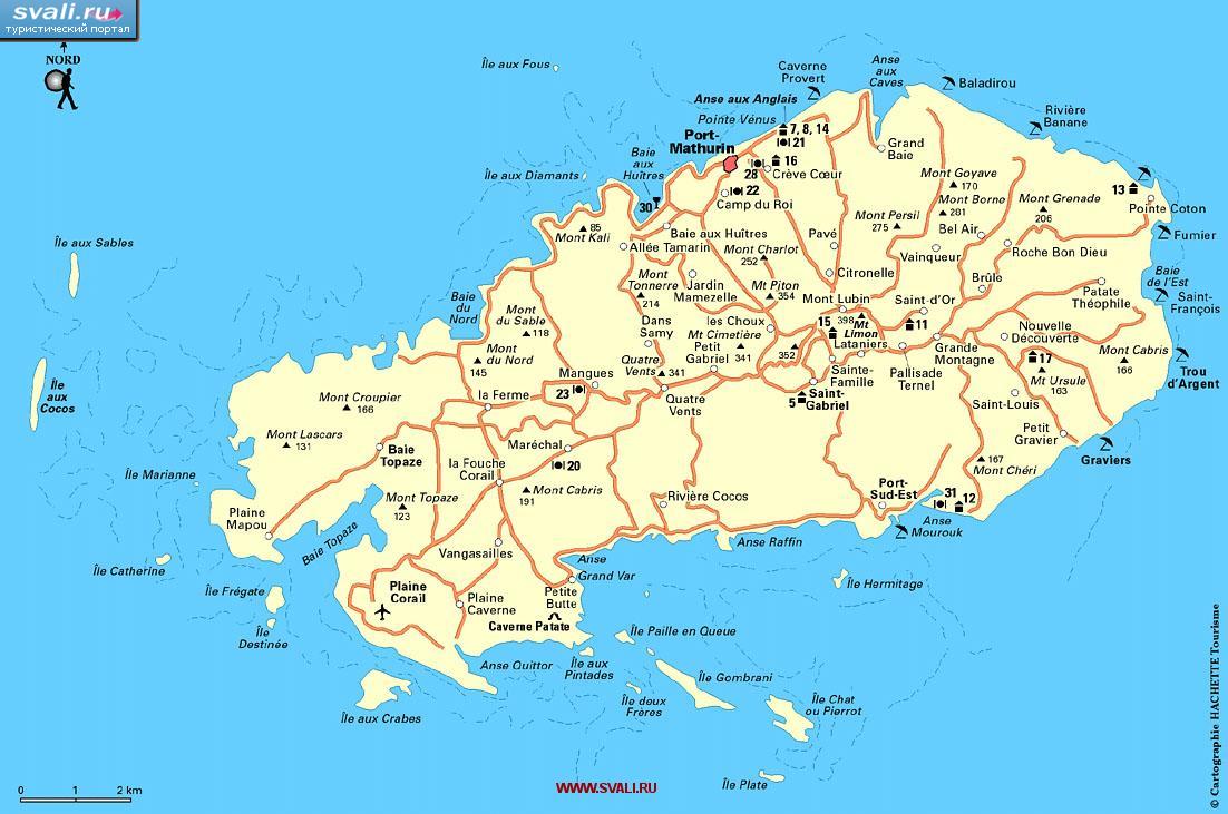 Rodrigues Island на карте
