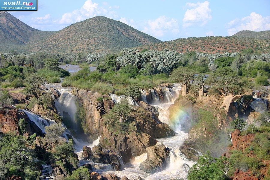 Водопады Эпупа (Epupa Falls), Намибия.