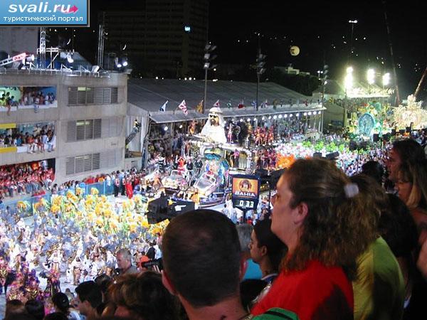 Карнавал в Рио-Де-Жанейро, Бразилия.