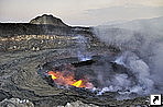 Вулкан Эрта Але (Erta Ale) до 23 ноября 2010 года, впадина Данакиль, Додом, Эфиопия.