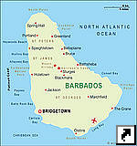 Карта Барбадоса (англ.)