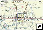 Карта метро Пекина, столицы Китая (англ., кит.)