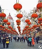 Китайский Новый Год, Харбин (Harbin),  провинция Хэйлунцзян (Heilongjiang), Китай.