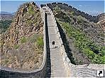 Великая Китайская стена, участок Джиншанлин (Jinshanling), 110 километров от Пекина, Китай.
