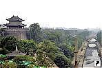Древние стены города, Сиань (Xian), провинции Шэньси (Shaanxi), Китай.