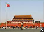 Площадь Тяньаньмэнь (Tiananmen Square), Пекин, Китай.