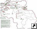 Туристическая карта окрестностей Тсетанга (Tsetang), Тибет (англ.)