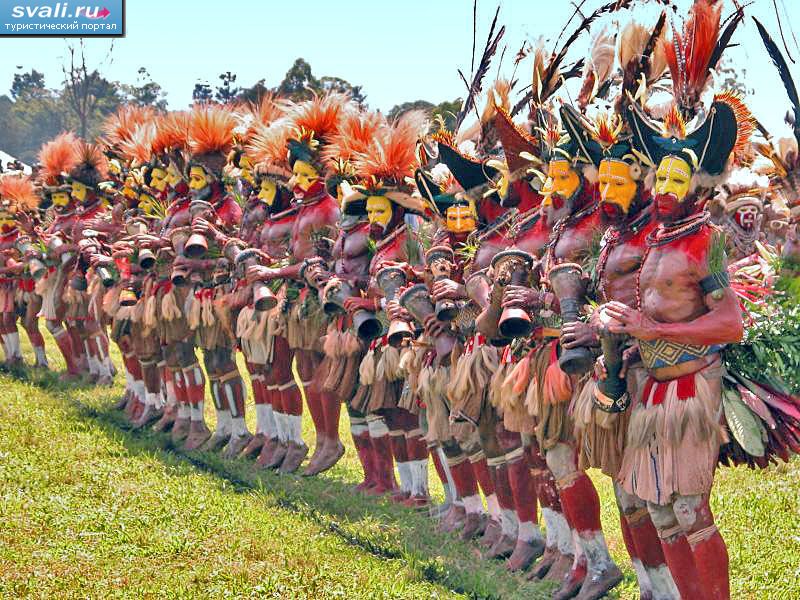 Синг-синг шоу (Sing-sing), Папуа-Новая Гвинея.