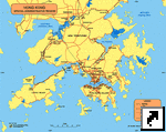 Транспортная карта Гонконга, Китай (англ.) 