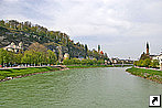 Река Зальц, Зальцбург, Австрия.