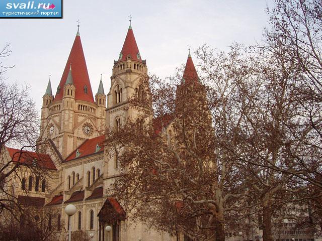 Церковь Карлскирхе, Вена, Австрия.