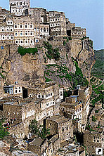 Деревня Аль-Хаджара, Йемен.