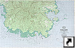 Топографическая карта юго-восточной части острова Понпеи (Pohnpei), Федеративные Штаты Микронезии (англ.)