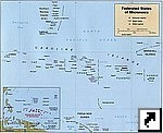 Карта Федеративных Штатов Микронезии (англ.)