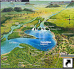 Карта лагуны Канайма (Canaima), Венесуэла (исп.)
