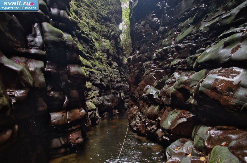 Вход в пещеру Кавак (Kavak Cave), Национальный парк Канайма, Венесуэла.