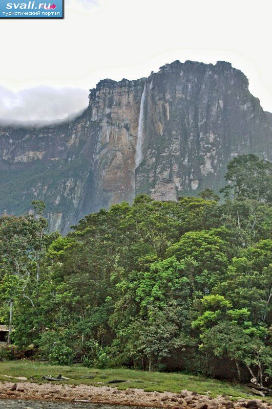 Водопад Анхель (Angel falls), национальный парк Канайма, Венесуэла.