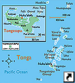Карта Тонга (англ.)