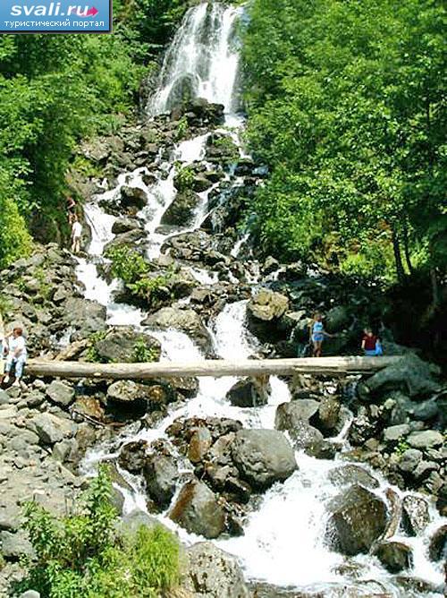 Молочный водопад, Абхазия.