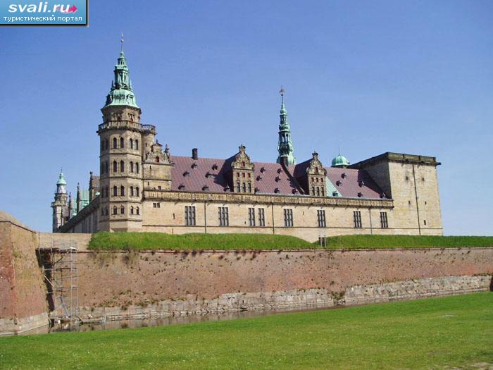 Замок Кронборг, Хельсингер, Дания.