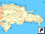 Карта Доминиканской республики (исп.)