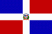 Флаг Доминиканской Республики. 