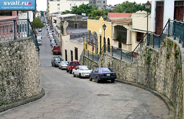 Улицы Санто-Доминго, Доминиканская республика.