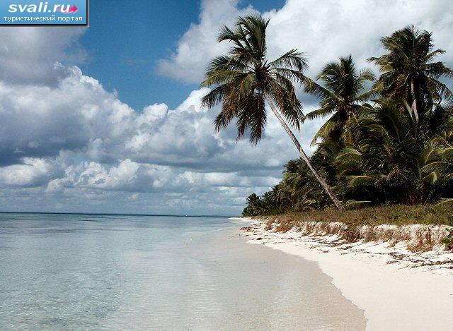 Остров Саона (Saona), Доминиканская республика, пляж.