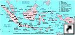 Карта Индонезии (франц.)