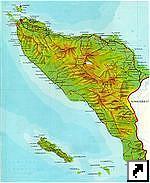Карта провинции Ачех (Aceh), остров Суматра (Sumatra), Индонезия (индон.)