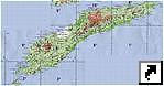 Подробная карта острова Тимор (Timor), Индонезия (англ.)
