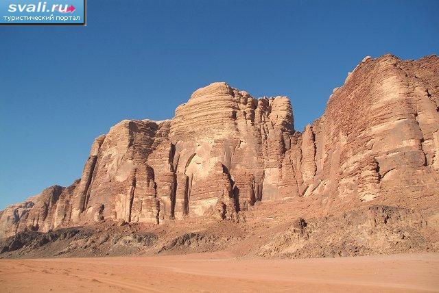 Пустыня Вади Рам (Wadi Rum), Иордания.