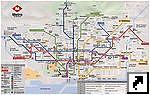 Испания. Схема метро Барселоны (исп.)