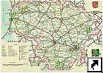 Карта автодорог Литвы (лит.)