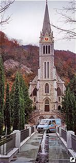 Церковь Святого Флорина, Вадуц, Лихтенштейн. 