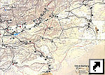 Карта окрестностей Уарзазата (Ouarzazat), Марокко (англ.)