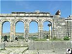 Руины римских поселений, Волюбилис (Volubilis), Мекнес (Meknes), Марокко.
