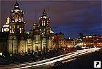 Площадь Сокало (Zocalo), Мехико, Мексика.