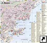 Подробная карта Монако (фр.)