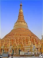Пагода Шведагон (Shwedagon), Янгон, Мьянма (Бирма).