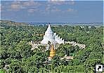 Пагода Синбьюме (Hsinbyume), Мингун, 11 км от Мандалая (Mandalay), Мьянма (Бирма).