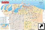 Карта города Шарджа, ОАЭ (англ.)