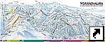 Большая и подробная карта горнолыжного региона Грандвалира (Grandvalira), Андорра (англ.)