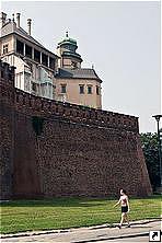Крепостная стена в Кракове, Польша.