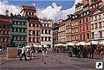 Дворцовая площадь, старый город, Варшава, Польша.