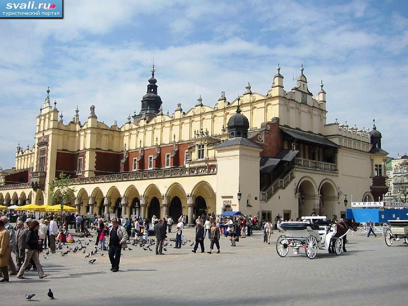 Главная рыночная площадь, Краков, Польша.