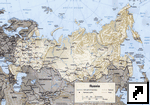 Карта России. (англ.) по состоянию на 2013 год.
